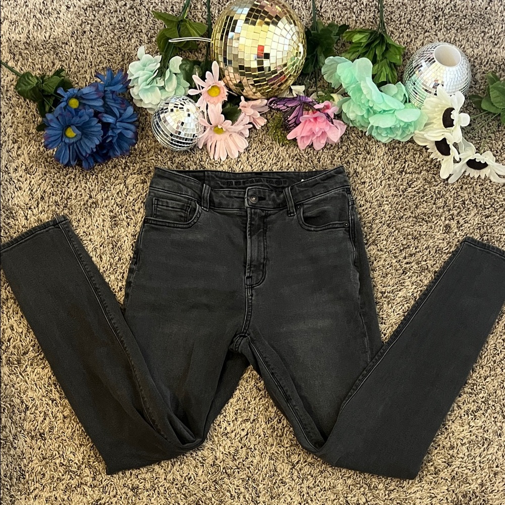 Black Wash Skinny Jeans